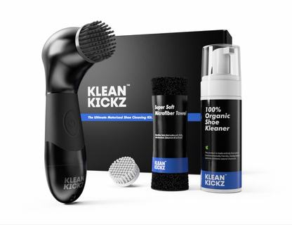 Klean Kickz™ Motorized Shoe Cleaner & Foam Bottle Combo