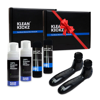 Klean Kickz™ Motorized Shoe Cleaner (Double Gift Bundle)