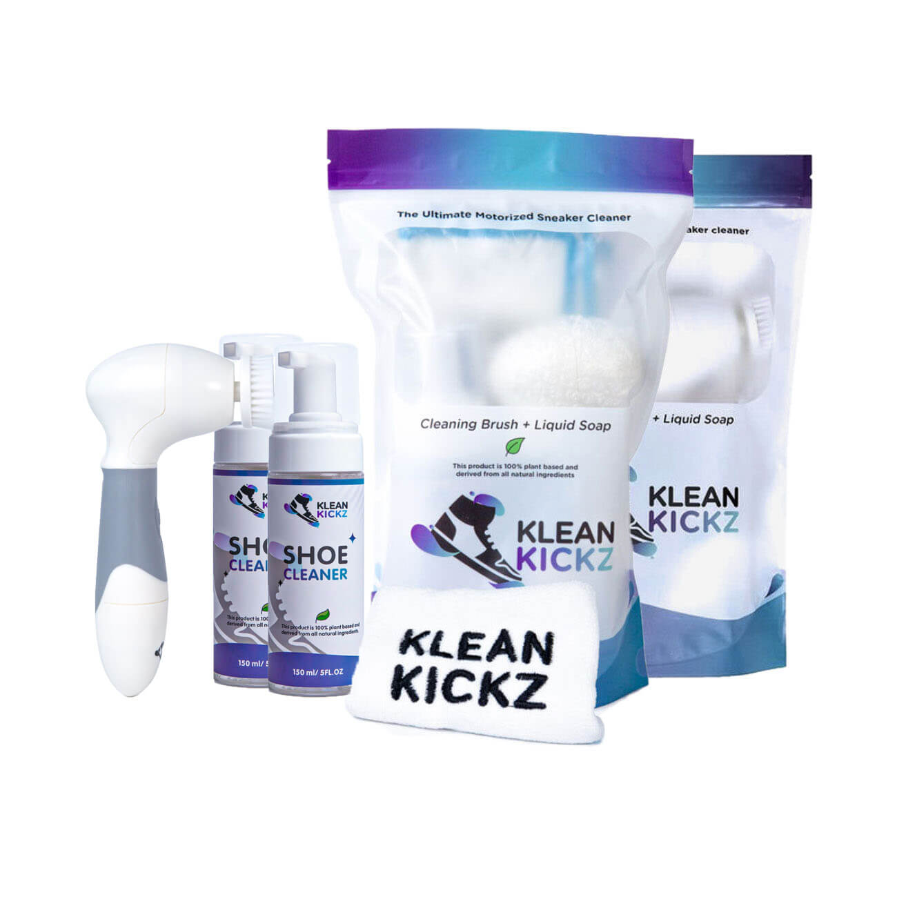 Shoe Cleaner Kit - Klean Kickz Motorized shoe cleaner – Klean Kickz™